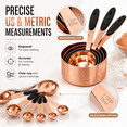 thumbnail image 4 of Measuring Cups and Spoons Set, Nesting Stainless Steel for Baking, Cup Spoon, 4 of 6