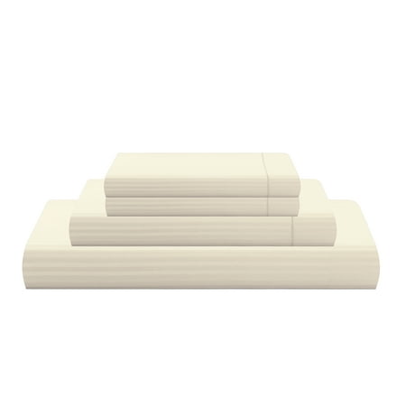 Hotel Sheets Striped Luxury Hotel Collection 500 TC - 100% Cotton Sateen Stripe Sheet Set - available in multiple colors ()