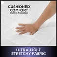 thumbnail image 3 of Protect-A-Bed Essential Mattress Pad Queen, 100% Waterproof, Dust Mite Barrier Mattress Pad, Breathable & Quiet, Antimicrobial, Fits 18 in Mattresses​, 3 of 13