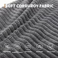 thumbnail image 4 of Memoryfield 3-in-1 Folding Sofa Bed, Memory Foam Sleeper Chair with Washable Cover, Convertible Boneless Floor Futon, Fold-Out Couch with Back Support for Living Room, Bedroom, Gray, 4 of 7