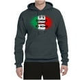 thumbnail image 2 of Wild Bobby, Italian Soccer Its Coming to Rome, Sports, Unisex Graphic Hoodie Sweatshirt, Charcoal, X-Large, 2 of 4
