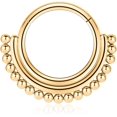 thumbnail image 1 of FFIY Septum Jewelry 16G Septum Ring Septum Piercing Unique Design Daith Piercing Jewelry 316L Surgical Steel Clicker HOPP Segment Hinged Nose Rings Hoop Cartlidge Helix Rook Earrings, 1 of 3