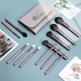 thumbnail image 2 of Juego de brochas de maquillaje de 12 piezas con estuche Brochas cosméticas profesionales para base en polvo, sombra de ojos, delineador de ojos rosa oso de fresa  Hogar, 2 of 5