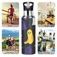 thumbnail image 7 of Yayeee 20oz Insulated Water Bottle Double Wall Stainless Steel with Flip Straw Lid, Halloween Colorful Ghosts, 7 of 7