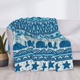 thumbnail image 4 of Throw Blanket for Couch, Sea Underwater Animals Super Soft Fuzzy Comfy Warm Throw Blanket, Cuteness Lightweight Cozy Plush Flannel Blanket & Throws for Sofa and Bed All Season, 4 of 5