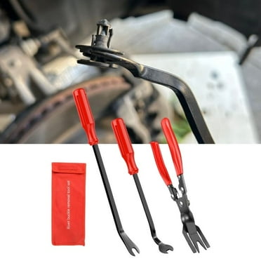 Nilight 3PCS Clip Pliers Set & Fastener Remover Auto Trim Removal Tool Kit Auto Upholstery Combo Repair Kit with Storage Bag for Car Panel Dashboard