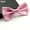 Pink, variant on Eosunjian Men Classic Solid Color Bowtie Necktie Tuxedo Wedding Party Adjustable Bow Tie Red