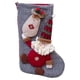 thumbnail image 1 of Ganfancp Navidad Medias Grandes Plaid con Puño Medias Decoración Bolsa de Regalo Ofertas Del Día 1 Media de Navidad, 1 of 1