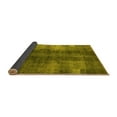 thumbnail image 2 of Ahgly Company Indoor Square Oriental Yellow Industrial Area Rugs, 8' Square, 2 of 4