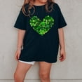 thumbnail image 4 of PMVFHDE T-Shirts Originaux pour Filles Hauts d'Été T-Shirts Filles Mignons Hauts d'Été pour Filles 2025 Hauts Tendance pour Filles Garçons Filles Manches Courtes Col Rond T-Shirts Imprimés Hauts pour Enfants B,6-7 Ans, 4 of 6