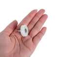 thumbnail image 3 of Nestingho 10pcs Round Drawer Pulley White Steel Nylon Guide for Furniture Hardware DIY Enthusiasts, 3 of 8
