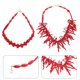 thumbnail image 2 of BRIGHTFUFU Collares bohemios vintage, gargantilla de cuentas de verano, collar de playa bohemio, gargantilla de Coral bohemio, colgantes, accesorios de playa para mujer, 2 of 7