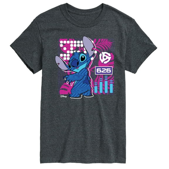 Disney - Lilo & Stitch - Stitch Grid - Men's Short Sleeve Graphic T-Shirt