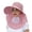 Red, variant on Kelon Unisex Foldable Wide Brim Sun Hat, UV Protection Detachable Visor with Face Cover & Neck Flap, Breathable Removable Shield Cap, Outdoor Bucket Headwear for Fishing Hiking Garden Sports
