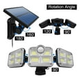 thumbnail image 6 of 122 LED Solar Light With Remote Flood Light 3 Head Solar Spotlight Wall Lamp Outdoor Waterproof Super Bright Motion Sensor Light ,Power Saving, 6 of 7