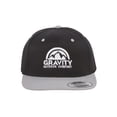 thumbnail image 2 of Gravity Outdoor Co. Classic Adjustable Snapback Hat - Black/Grey, 2 of 2