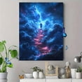 thumbnail image 4 of Qisvanset 12x16 Inch Heaven Stairway Canvas Wall Art, Cloud Abstract Jesus Modern Religious Wall Decor, 4 of 8
