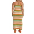 thumbnail image 4 of PENGXIANG Robe Longue Sans Manches Tricotée pour Femmes Bretelles Spaghetti Dos Nu Maxi Robes, 4 of 6