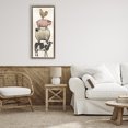 thumbnail image 3 of Stupell Industries Farmhouse All Together Vintage Farm Animals Brown Floating Frame Canvas Art, 14 x 31, by Leah Noel Art, 3 of 8