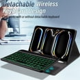 thumbnail image 3 of Funda con Teclado Wineecy para iPad Pro 11 M4 5ª Generación 2024 Negra, 3 of 7