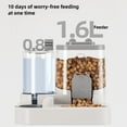 thumbnail image 4 of Cat Bowl Automatic Feeder with Spill Proof Design with Water Fountain Pet Food Dispenser for Small Medium Large Cats Dogs, 4 of 8