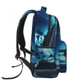 thumbnail image 3 of Easygdp Hawaiian Beach Pirate Moon Mochila Ergonómica Versátil para Laptop - Múltiples Bolsillos, Correas Ajustables, Unisex para Escuela, Viajes y Actividades al Aire Libre-One Size, 3 of 5