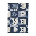 thumbnail image 6 of Yayeee Tablecloths for Rectangular Tables 54 x 54 inch Party Table Cover, Blue Cats and Hearts, 6 of 6