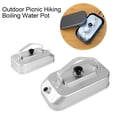thumbnail image 3 of LJNYFDC Cookware Portable Camping Kettle Small Capacity Rectangle Pot Food Grade Multifunctional Cookware Aluminum Outdoor Picnic Hiking 300ml, 3 of 6