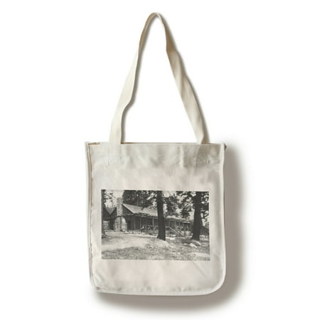 - Lake Alpine Lodge, CA on Ebaetts Pass Highway Photograph (100% Cotton Tote Bag - Reusable)