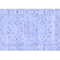 thumbnail image 1 of Ahgly Company Indoor Rectangle Persian Blue Traditional Area Rugs, 5' x 8', 1 of 4