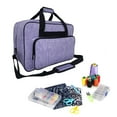 thumbnail image 2 of Premium Sewing Machine Carry Storage Bag Covers case totes carrying storage Nylon Student Home Purple, 2 of 9
