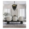 thumbnail image 6 of Design Living Chandelier, Satin Black, 31.5" x 23.6" x 47.2", 6 of 6