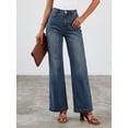 thumbnail image 3 of EMMIOL Women's Baggy Boyfriend Jeans Mid-Low Waist Vintage Wide Leg Denim Streetwear Pants, 3 of 8