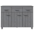 thumbnail image 3 of Sideboard HAMAR Dark Gray 44.5"x15.7"x31.5" Solid Wood Pine, 3 of 10