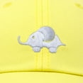 thumbnail image 5 of DALIX Cute Elephant Hat Cotton Baseball Cap in Minion Yellow, 5 of 7
