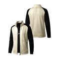 thumbnail image 5 of YUGYXL Track Jacket Men Full Zip Up Color Block High Neck Tops Casual Fashion Lightweight Workout Athletic Sports Jacket Khaki Jackets, 5 of 5