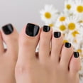 thumbnail image 3 of 120Pcs/Box Multicolored Short Press-on Toenails Solid Color Gel Fake Toenails Full Cover Wearable False Toenail Manicure Accessor, 3 of 10