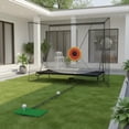 thumbnail image 3 of 10x8 FT Golf Practice Net with Ball Return & Mat – Heavy Duty Hitting Net with Ball Blanket, Portable for Indoor/Outdoor Swing Training, Baseball & Softball, 3 of 9