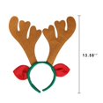 thumbnail image 3 of Max Fun Diademas Navideñas Con Astas De Reno, Diademas Para Decoración Navideña, Diademas Para Disfraces Para Fiestas Navideñas, Recuerdos Navideños, Fotomatón (Paquete De 8), 3 of 5