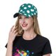 thumbnail image 5 of Fotbe Teal And White Polka Dot Gorro Clásico de Béisbol, Gorra Ajustable con Broche Snapback, Gorro de Exterior de Algodón Suave, 5 of 6