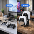 thumbnail image 5 of Desktop Dual Controller Holder for PS4/PS5/Xbox ONE/Switch Pro/Headset, Controller Organizer,Gaming Accessories, 5 of 9