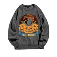 thumbnail image 2 of Futezty Womens Oversized Sweatshirts Halloween Graphic Crewneck Tops Casual Sweater Lightweight Pullover, 2 of 3
