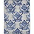 thumbnail image 3 of Nourison Whimsicle Bohemian Floral Ivory Navy 8'4" x 11'6" Area Rug, (8' x 12'), 3 of 9