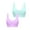 Light Blue1, variant on 2pc Sports Bras for Women Push up Wireless Stretchy High Support Workout Athletic Wide Strap Bra Bralette