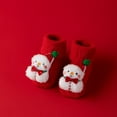 thumbnail image 2 of New Year Red Socks for Toddler - Baby Winter Socks Glue Dispensing Floor Socks Floor Crawling Socks(Color:Red,Size:0-1 Years), 2 of 3