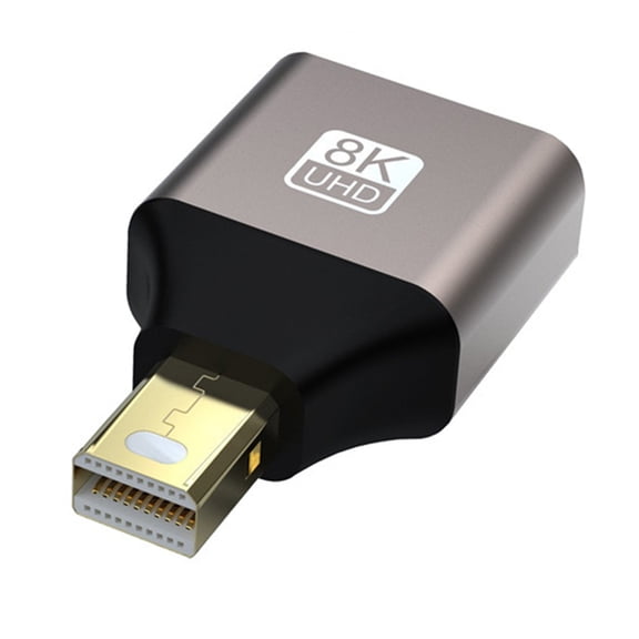 Insert and Play 8K 60Hz External Video Adapter Aluminum Alloy Case ABS Construction for Gaming and Editing