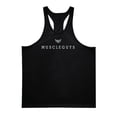 thumbnail image 3 of Men's Gym Tank Tops Y-Back Workout Muscle Tee Athletic Workout Fitness Vest T-Shirts, 3 of 5
