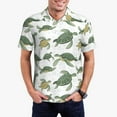 thumbnail image 3 of Rocae Cute Turtle for Men's Short Sleeve Polo Shirt, Quick Drying Performance Moisture Wicking Sports Men's Golf Shirt 4X-Large, 3 of 9