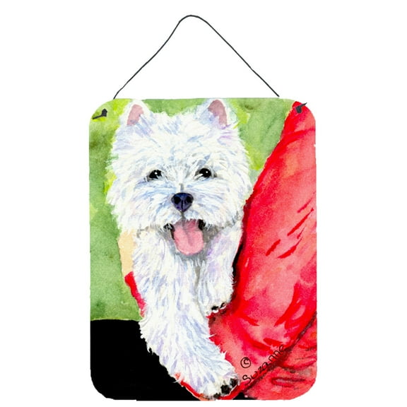 Caroline's Treasures SS8784DS1216 Westie Wall or Door Hanging Prints, 12x16, multicolor
