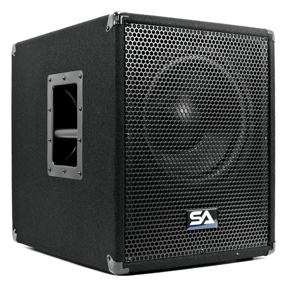 Seismic Audio - Shockwave-12 - Powered 12" Pro Audio/DJ Subwoofer Cabinet with Class D Amp 800 Watts